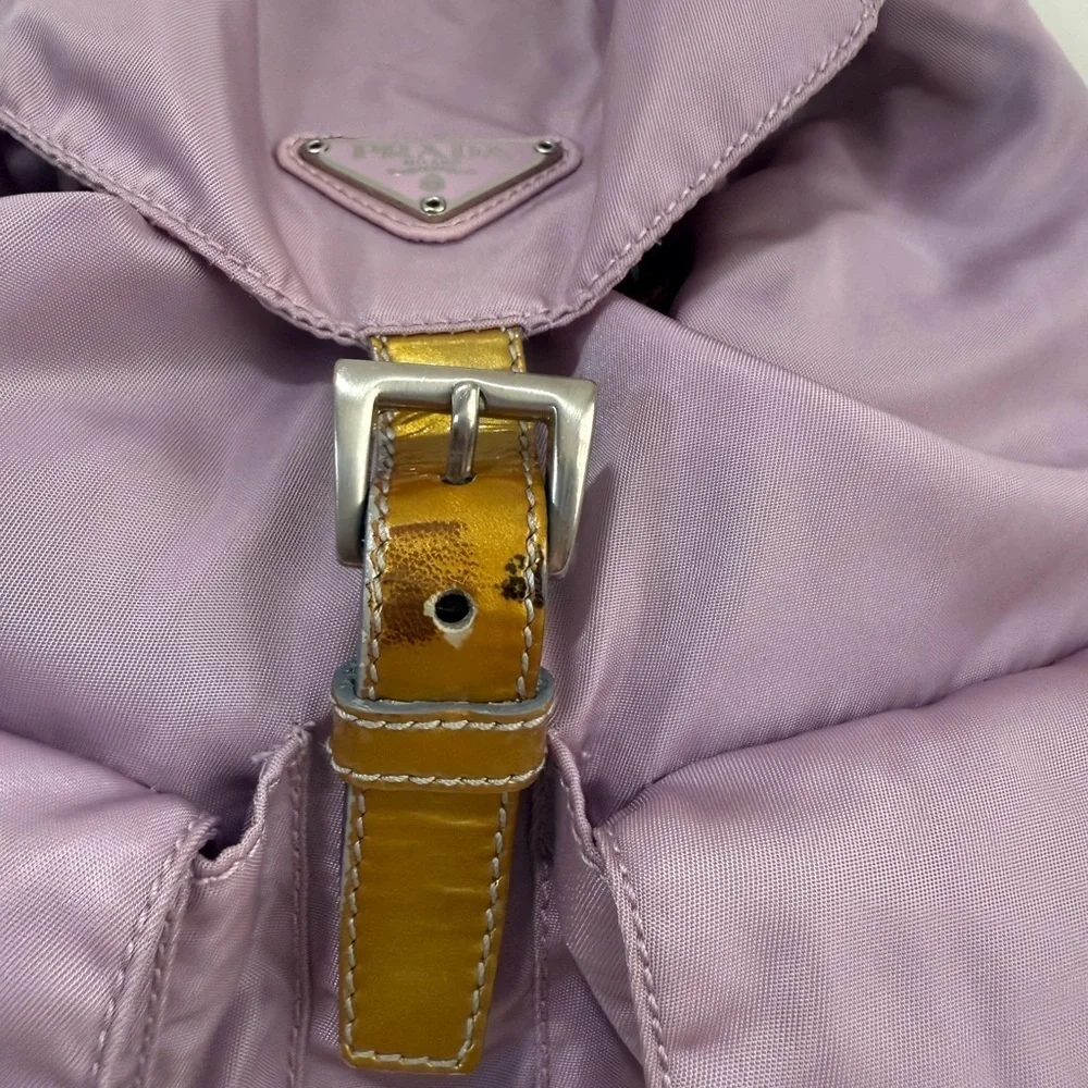 Prada Vintage Lavender Back Pack. Excellent Condition. 100% Authentic. - Picture 15 of 15